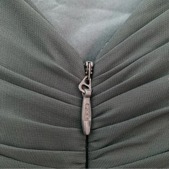 JJ’s House A-Line Boatneck Floor-Length Chiffon Bridesmaids Dress with Ruffle - Picture 10 of 14